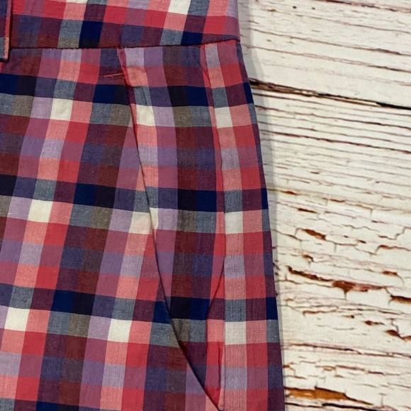 Theory Checkered Shorts sz 4 - Picture 6 of 9